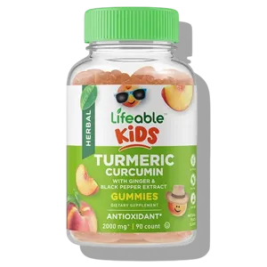 Bonbons gélifiés Lifeable au curcuma et au gingembre pour enfants