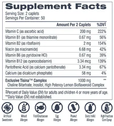 lipo-flavonoid supplement facts