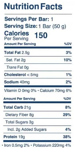Lynfit Protein Bar Supplements Fact