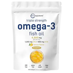 Micro Ingredients Triple Strength Omega 3 Fish Oil