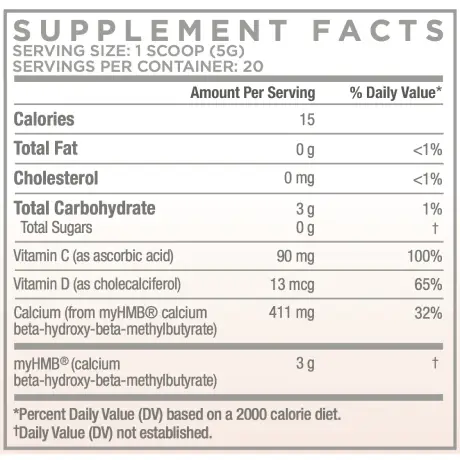 Muscle Genesis Supplement Facts