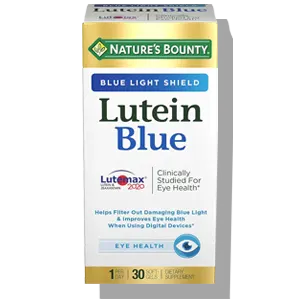 nature’s bounty lutein blue supplement