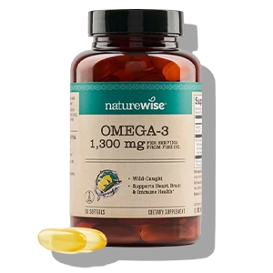 naturewise extra-strength omega 3 fish oil supplement