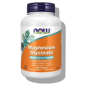 glicinato de magnesio de Now Foods