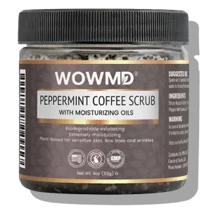 wowmd peppermint coffee scrub