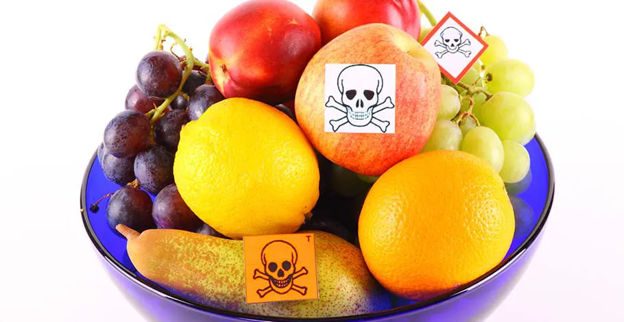Aliments contenant des résidus de pesticides