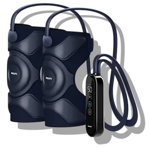 Avis sur le masseur de genoux Philips avec chaleur et compression d'air