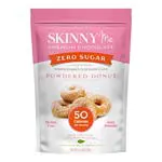 powdered donut milk chocolate squares