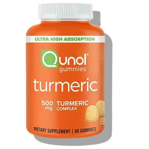 Gummies au curcuma Qunol 500 mg
