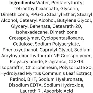 Rapid Wrinkle Repair Regenerating Cream Supplement Facts