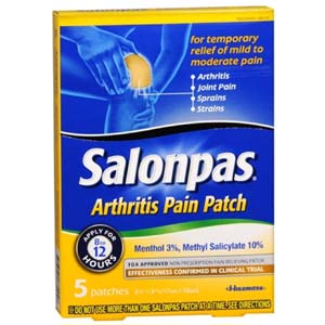 Parche para el dolor de artritis Salonpas