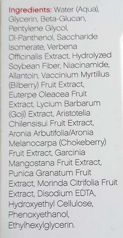 skinception dermefface fx7 supplement facts