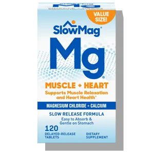 slowmag - cloruro de magnesio con calcio para músculos y corazón