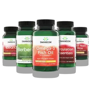 Paquete de vitaminas Swanson para la salud del corazón