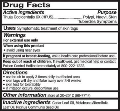 Tag Away supplement Facts