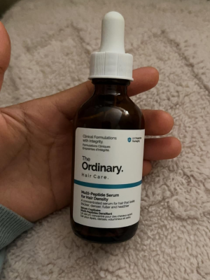 Sérum multi-peptides The Ordinary pour la densité capillaire : avis client | Source : Amazon