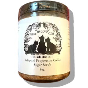Three Headed Cat Whipped Peppermint Coffee Sugar Scrub