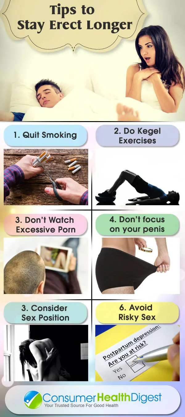 Tips to Stay Erect Longer