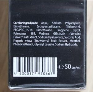 Titan Gel Supplement Facts