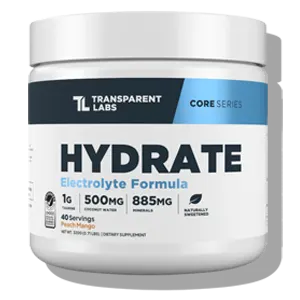 transparent labs hydrate electrolyte powder