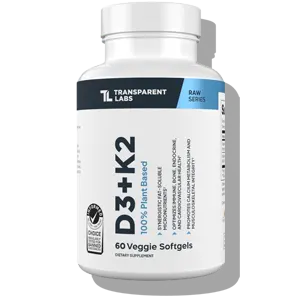 Vitamina D3 + K2 de Transparent Labs