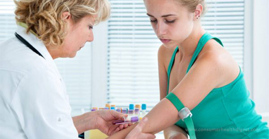 A Doctor Is Taking a Blood Sample From The Patient To Treat Anemia