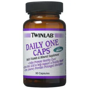 twinlab daily one caps with Iron supplement