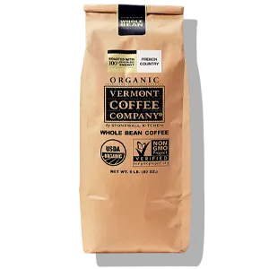 Vermont Coffee Company Organic French Country Whole Bean Coffee