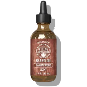 viking revolution sandalwood beard oil for men