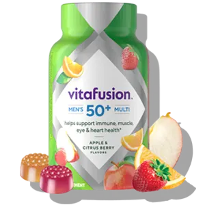 vitafusion men's 50+ daily multivitamin