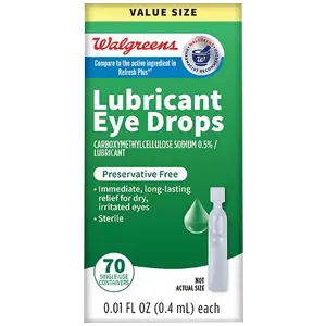 Walgreens Lubricant Eye Drops