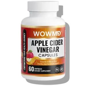 Cápsulas de vinagre de sidra de manzana WOWMD