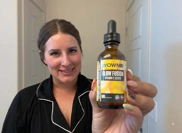 wowmd glow fusion vitamin c serum tester 1