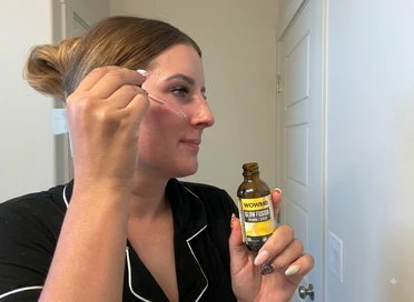 wowmd glow fusion vitamin c serum tester 2
