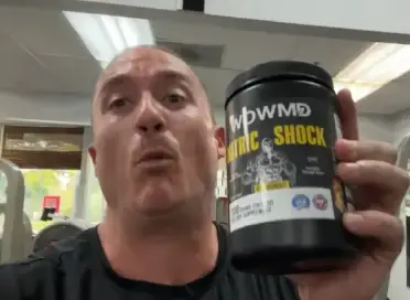 wowmd Nitric Shock Pre-Workout-Tester 1