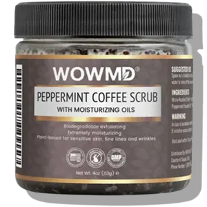 WOWMD Peppermint Coffee Scrub