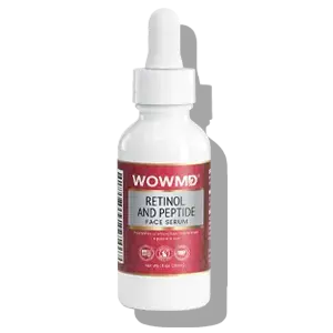 wowmd retinol and peptide face serum