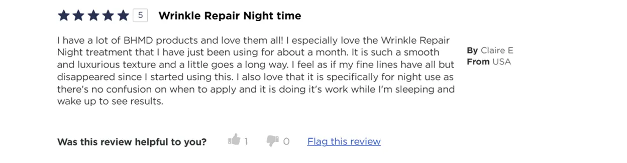 Wrinkle Repair Night Treatment™