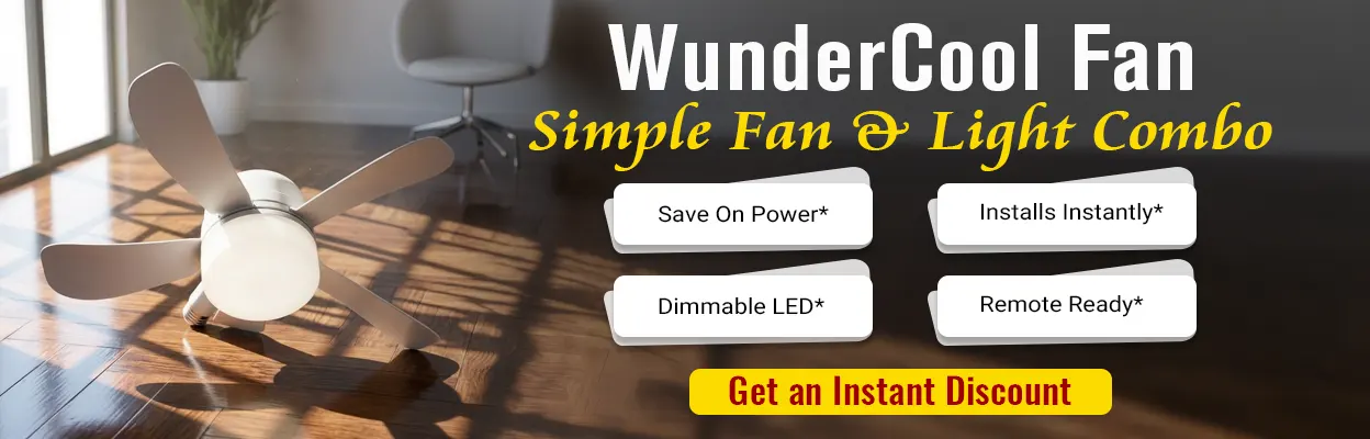 WunderCool Light Socket Fan