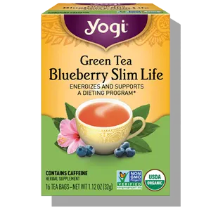 yogi tea green tea blueberry slim life